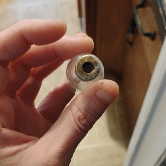 Small Clear Glass Bottle - Picture 2 of 2